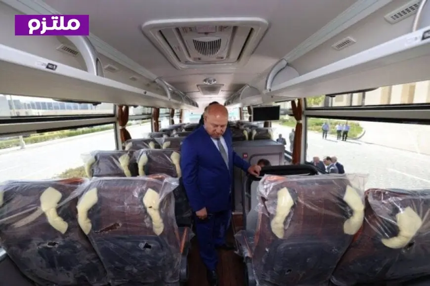 وزير النقل يطلق 20 أتوبيسًا مكيفًا جديدًا من شركة النصر للسيارات لتعزيز خدمات النقل