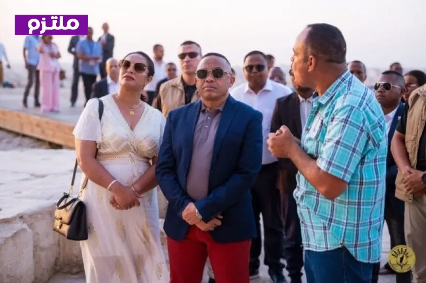 كنوز توت عنخ آمون تثير إعجاب رئيس مدغشقر خلال زيارته للمتحف المصري الكبير مع صور مميزة