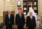 رئيس الدستورية العليا يحتفل بتعيين رئيس محكمة النقض في منصبه الجديد