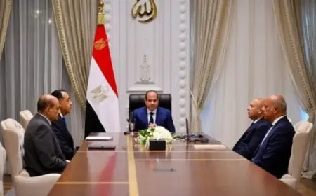 الرئيس السيسي يواصل متابعة تقدم مشروعات تطوير موانئ سفاجا ودمياط والإسكندرية والسخنة