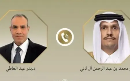 وزير الخارجية ونظيره القطري يبرزون ضرورة تعزيز الجهود لخفض التصعيد في المنطقة