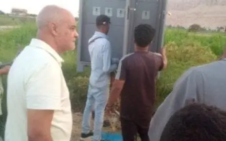 تحقيق مطلب النائب مصطفى بكري استبدال كابينة محول كهرباء حمرة دوم في قنا