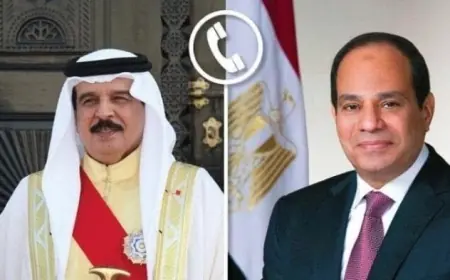 الرئيس السيسي يثني على دعم البحرين للجالية المصرية وجهودها في تعزيز التنمية