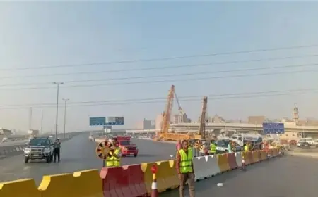 تحويلات مرورية جديدة بطريق السويس من منتصف الليل حتى السادسة صباحًا كيف تؤثر على حركة السير