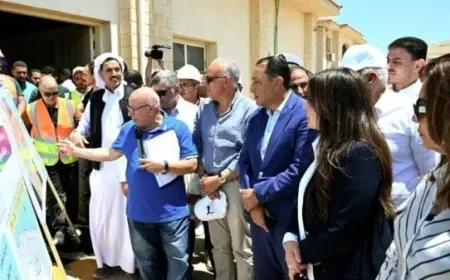 مدبولي يؤكد من مطروح حرص الحكومة على توفير أراضٍ لمشروعات تحلية مياه البحر