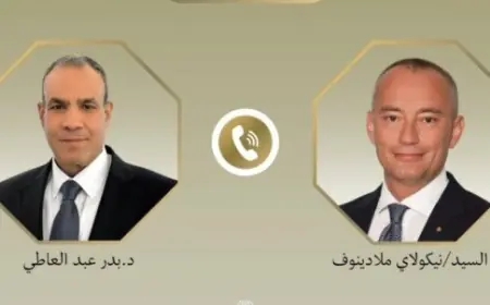 وزير الخارجية يناقش مع الممثل الأعلى لغزة تطورات الأوضاع في القطاع عبر مكالمة هاتفية