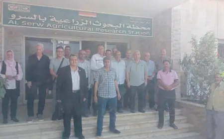 نائب رئيس البحوث الزراعية يزور محطات الإنتاج الحيواني والمزارع البحثية في دمياط لتعزيز الإنتاجية الزراعية