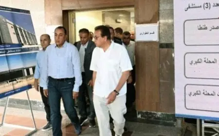 رئيس الوزراء يتابع تقدم مشروع مستشفى السنطة المركزي الجديد ويشيد بجهود التنفيذ