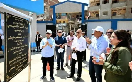 مدبولي يطلق محطة سندبسط الارتوازية للمياه بالغربية بعد زيادتها 500% في الطاقة الإنتاجية