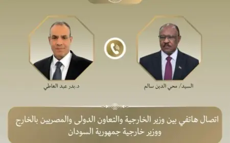 وزير الخارجية يعزز دعم مصر الثابت لوحدة وسيادة السودان