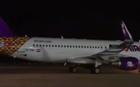 مطار العلمين يحتفل بوصول أول رحلة جوية مباشرة من روسيا لتربط بين موسكو وأرض الحضارة – فيديو