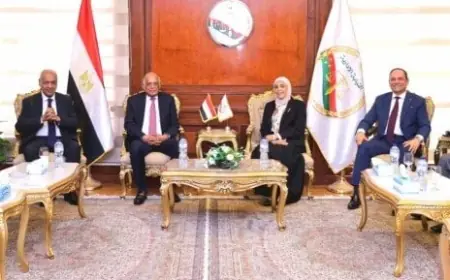 رئيس النيابة الإدارية تستقبل الدكتور علي عبد العال والنائب مصطفى بكري بمناسبة توليها المنصب الجديد