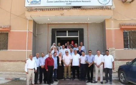 البحوث الزراعية تستعرض مشروع إنشاء المعمل المرجعي لأمراض الأسماك لتعزيز قطاع الثروة السمكية
