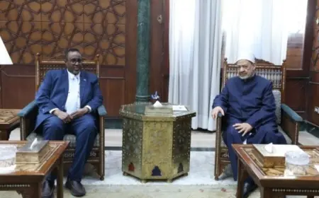 الإمام الطيب يعلن عن إرسال 59 مبعوثًا أزهريًا إلى الصومال لنشر الفكر الوسطي وتعزيز القيم الإسلامية