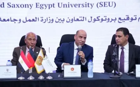 وزير العمل يتيح فرصًا جديدة للشباب بالتعاون مع جامعة ساكسوني لتأهيلهم لسوق العمل