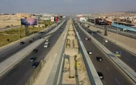 غلق جزئي لمحور 26 يوليو لتنفيذ محطة مونوريل هايبر وتحسين حركة المرور