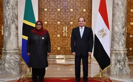 رئيسة تنزانيا تثني على مصر لدعمها في سد جوليوس نيريري وتدعو لتوحيد جهود دول إفريقيا