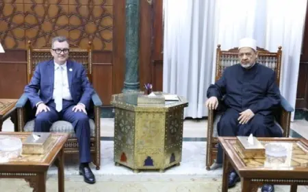 الإمام الأكبر يستعرض مع وزير التخطيط سبل تلبية احتياجات الأزهر وتعزيز البنية التحتية لقطاعاته