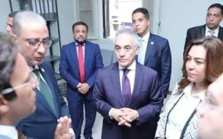 وزيرا العدل والتنمية المحلية والبيئة يدشنان فرع توثيق الودي في الصف ضمن مشروع حياة كريمة