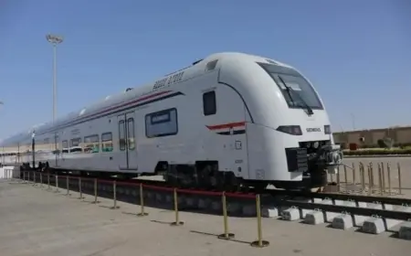 وزارة النقل تحقق إنجازات قياسية في مشروع القطار الكهربائي السريع