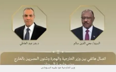 وزير الخارجية يناقش مع نظيره السوداني مستجدات الأوضاع في القرن الإفريقي
