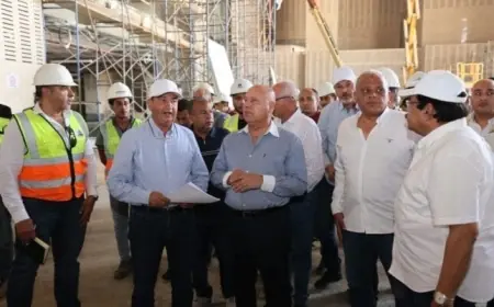 وزير النقل يزور الخط الأول للقطار السريع من العين السخنة إلى العاصمة الإدارية الجديدة