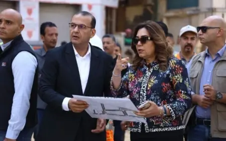 وزيرة التنمية المحلية ترصد تقدم مشروع تطوير سوق العتبة في القاهرة بالصور