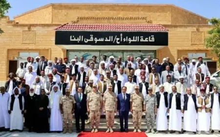 القوات المسلحة تعقد لقاءات هامة مع شيوخ وعواقل سيناء ومطروح لتعزيز التعاون والتنمية