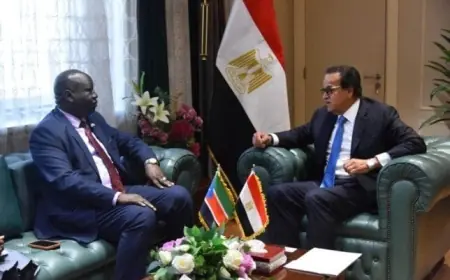 وزير الصحة يستقبل سفير جنوب السودان لتعزيز آفاق التعاون في المجال الصحي