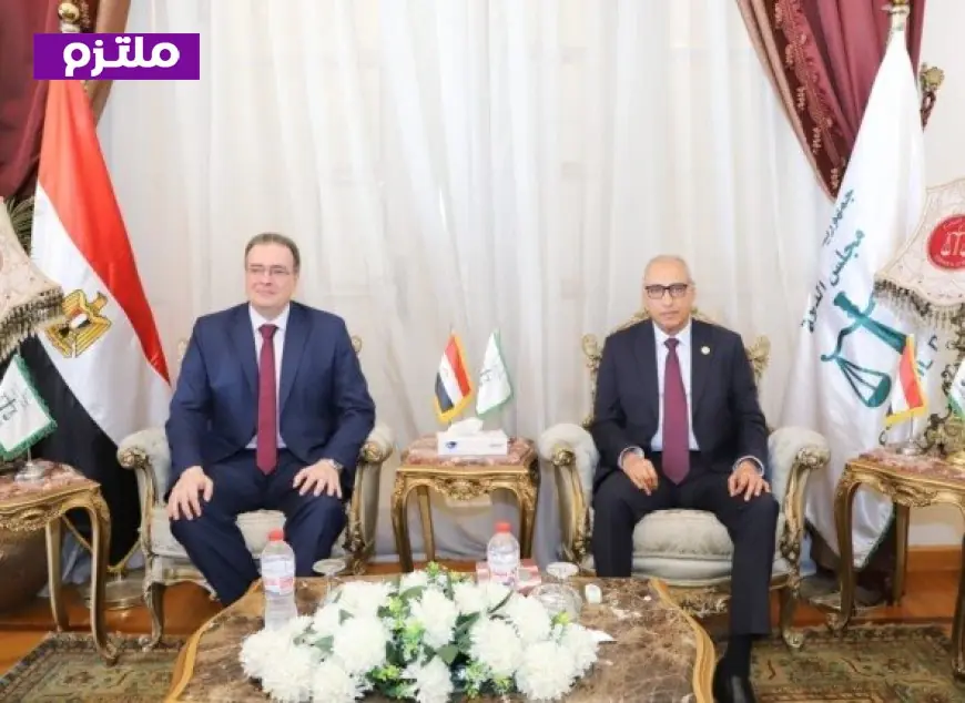رئيس التنظيم والإدارة يقدم التهاني للمستشار محمود أبو الدهب بمناسبة توليه رئاسة مجلس الدولة