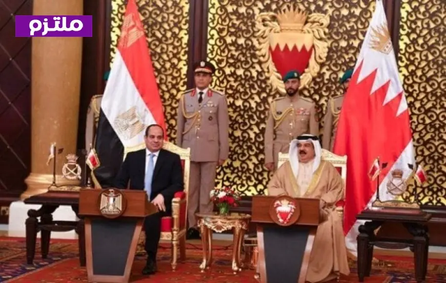 ملك البحرين يثني على دعم مصر لأمن دول الخليج العربي