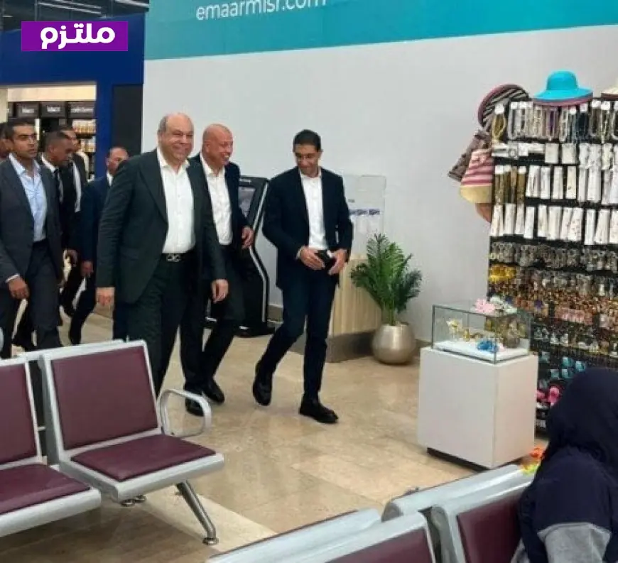 وزير الطيران المدني يقوم بجولة تفقدية في مطار العلمين استعدادًا لمعرض EIAS 2026