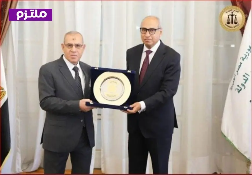 رئيسا مجلس الدولة والقضاء الأعلى يبرزون أهمية التعاون بين مؤسسات العدالة