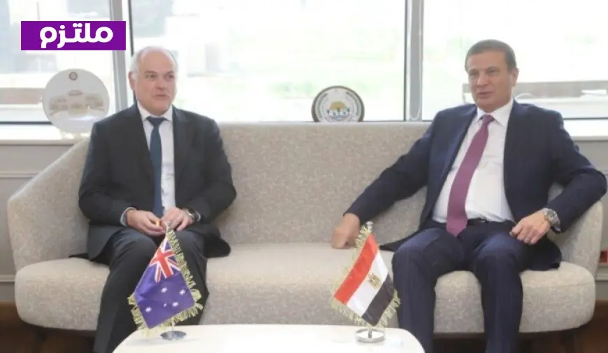 وزير الزراعة يناقش مع السفير الأسترالي تعزيز التعاون في تكنولوجيا إدارة الموارد المائية والزراعة الذكية