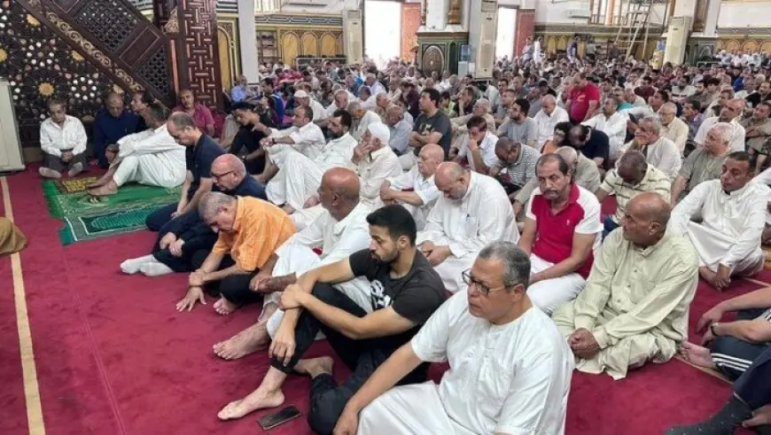 بث مباشر لشعائر صلاة الجمعة من مسجد ناصر في بنها الآن