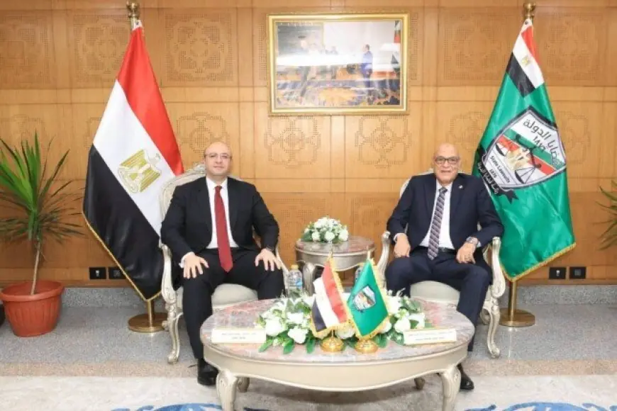 محافظ الفيوم يعبر عن تهانيه لرئيس هيئة قضايا الدولة بمناسبة توليه المنصب الجديد
