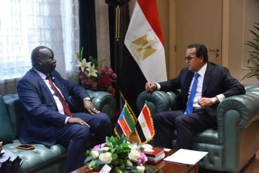 وزير الصحة يستقبل سفير جنوب السودان لتعزيز آفاق التعاون في المجال الصحي