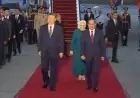 الرئيس السيسي وقرينته يستقبلا الرئيس الصيني شي جين بينج وقرينته في بث مباشر