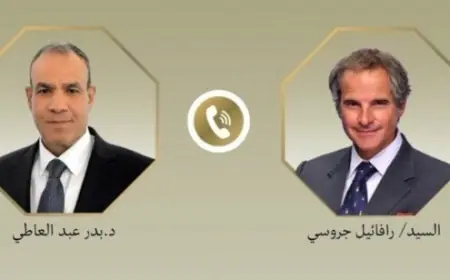 عبد العاطي وجروسي يتناولان تعزيز التعاون ومستجدات الملف النووي الإيراني في لقاء حيوي