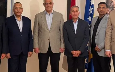 وزير الإنتاج الحربي يلتقي سفير مصر في البوسنة والهرسك خلال معرض درع البلقان 2026