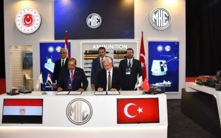 تعاون استراتيجي بين الإنتاج الحربي وMKE التركية من خلال توقيع مذكرة تفاهم