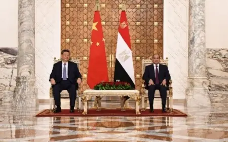 رئاسة الجمهورية تنشر فيديو استقبال الرئيس الصيني في قصر الاتحادية ادخلوا مصر إن شاء الله آمِنِينَ