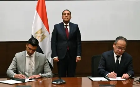 مصر والصين تتعاونان لإنشاء مجمع صناعي متكامل لإنتاج إطارات السيارات من خلال مذكرة تفاهم جديدة