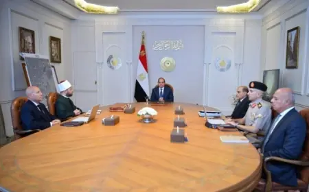 الرئيس السيسي يبرز أهمية مشروع تخضير القاهرة لتحسين البيئة الحضرية