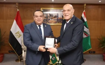 رئيس الوطنية للانتخابات يقدم التهاني للمستشار عبد الناصر أبو العزم بمناسبة توليه رئاسة قضايا الدولة
