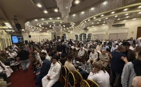 مئات المعزين يتوافدون على القاهرة لتقديم واجب العزاء في وفاة الشيخ عيدروس صالح العيسي