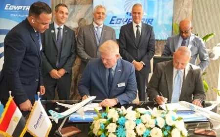 مصر للطيران تعزز شراكتها مع بوينج لتطبيق نظام متطور لإدارة صحة طائرات B737MAX