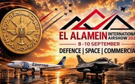 وزير الدفاع ورئيس الأركان يتواصلان مع قادة الوفود العسكرية خلال معرض العلمين