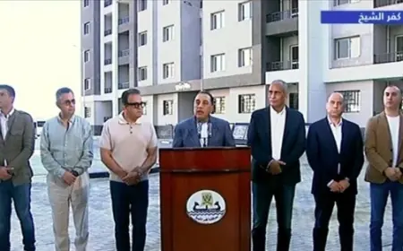 بث مباشر رئيس الوزراء يناقش المشاريع الجديدة في كفر الشيخ خلال مؤتمر صحفي مهم