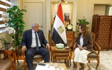 وزيرة التنمية المحلية تبحث مع محافظ مطروح مشروعات الخطة الاستثمارية وتحسين منظومة النظافة